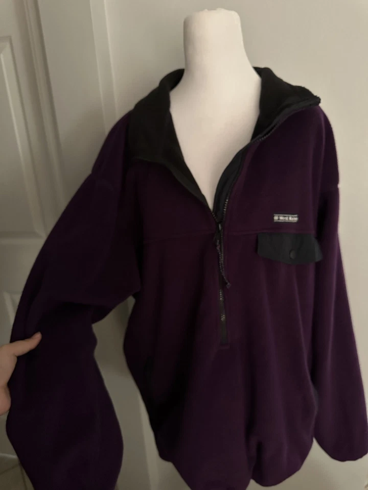 Chaqueta Pullover West Marine Mujer Vintage Polar Talla XL Foto 2 de 4