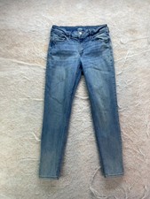 Old Navy Womens Size 8 Medium Wash Mid Rise Super Skinny Rockstar Denim Jeans
