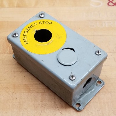 SCE SCE-2PBI Push Button Enclosure, 2.75'' x 3.25'' x 5.75'' - USED