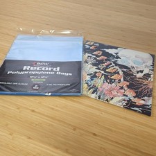 100 BCW Resealable 33 RPM Record Poly Bags Snug Fit Archival Safe Safe w/ Flap