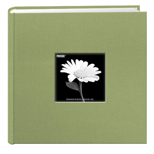 Pioneer DA-200CBF Cloth Frame Photo Album Sage Green (Same Shipping Any Qty) - Picture 1 of 2