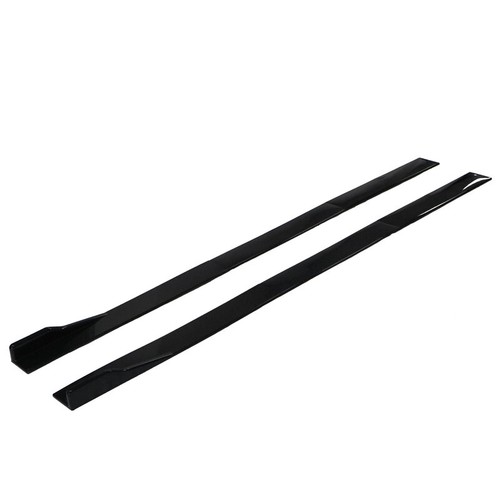 For Lexus IS350 F-Sport 2021-2023 78.7" Glossy Black Side Skirt Extension Lip - Picture 13 of 14