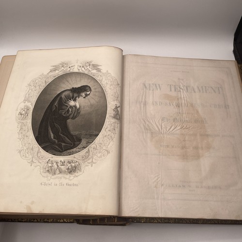 The Holy Bible Old And New Testaments / 1865 Harding Extra Superfine Edition - Picture 11 of 16