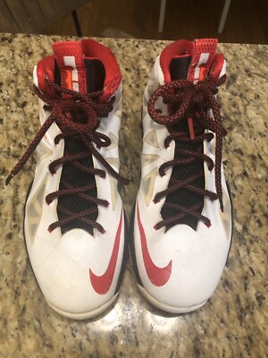 lebron 10 white and red