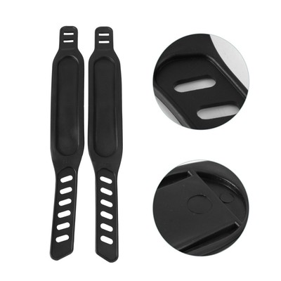 4Pcs Heimtrainer One-Up-Pedale Fahrrad Fußschlaufen Sport Fitness Pedalriemen