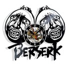 Berserk Vinyl Wall Clock - Retro Decor - Unique Home Accent - Perfect Gift