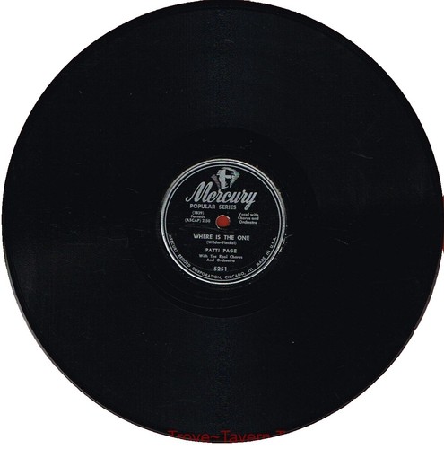 Patti Page Seqrch My Heary Mercury 70713 45 RPM Vinyl NM ID