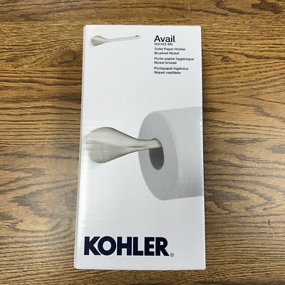#ad Kohler Avail Toilet Paper Holder K R31183 BN Brushed Nickel $22.99