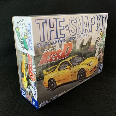 Initial D RX-7 FD3S Scale Model Snap Kit 1/32 Keisuke Takahashi