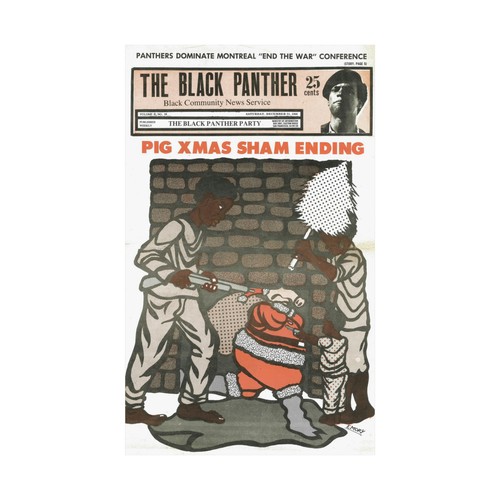 1970 Black Panther Political Party Propaganda Poster, Black Art Gifts Wall Decor - 第 23/41 張圖片