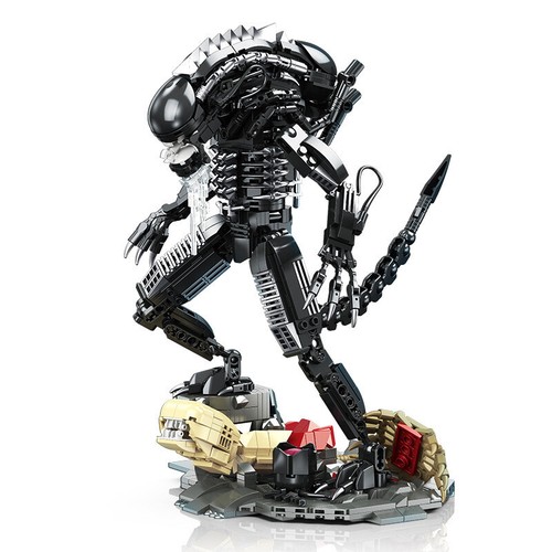 Set di Blocchi da Costruzione MOC Modello Alien Face Hugger