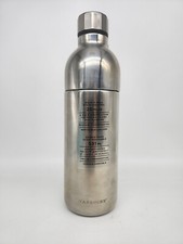 One Starbucks Water Bottle Silver Double Wall Stainless Steel 20