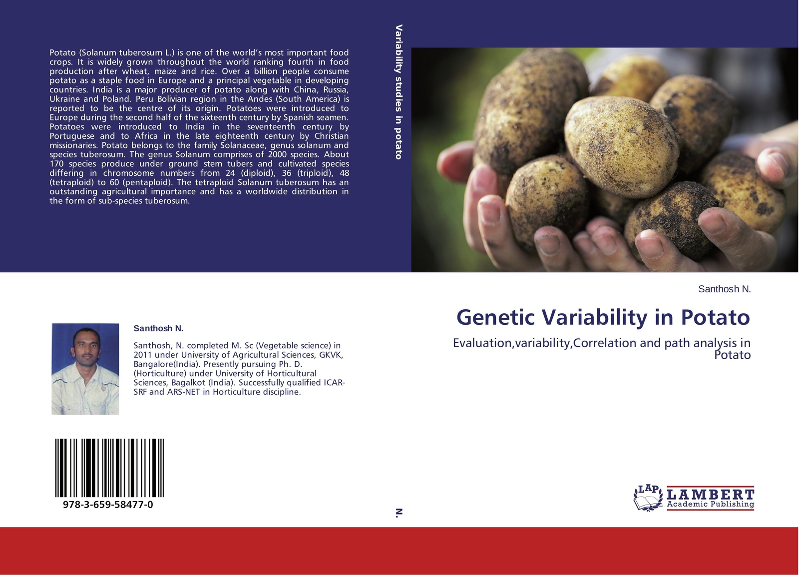 Thumbnail - Genetic Variability In Potato Santhosh N. Taschenbuch Paperback 160 S.