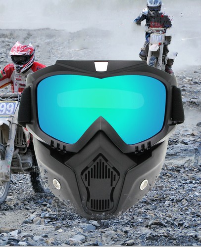Off road motorcycle goggles bike helmet mask goggles removable mask goggles - Picture 10 of 45