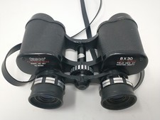 Tasco Model 307 Binoculars 8x30 Black Fully Coated Optics Light Weight Vintage