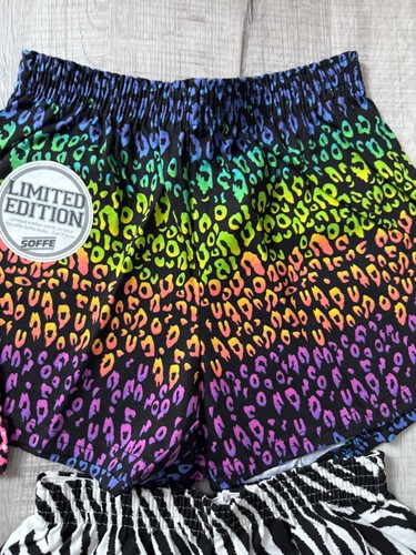 NEW Soffe Shorts Lot of 4 Cheer/Gym/Athletic Youth XL (16)Fun Prints - Picture 13 of 15