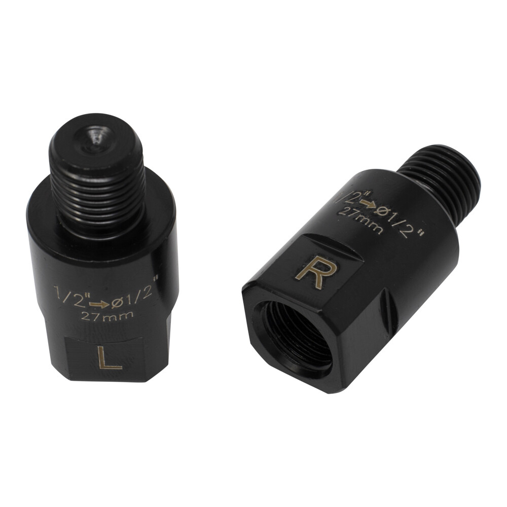 New! Original Pedals Extenders Adapter 27.5MM 1/2-1/2 In Black