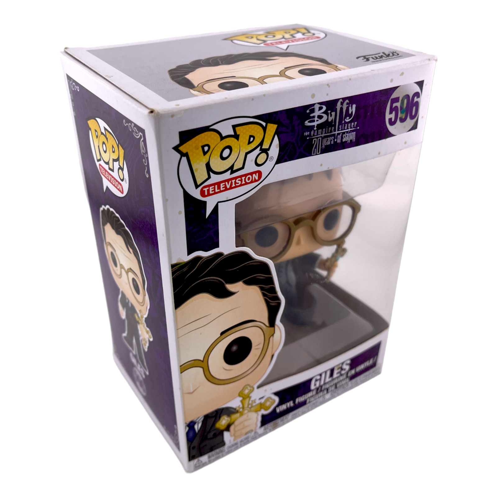 Funko Pop! Tv Buffy The Vampire Slayer 596 Giles Television Show (See Condition)