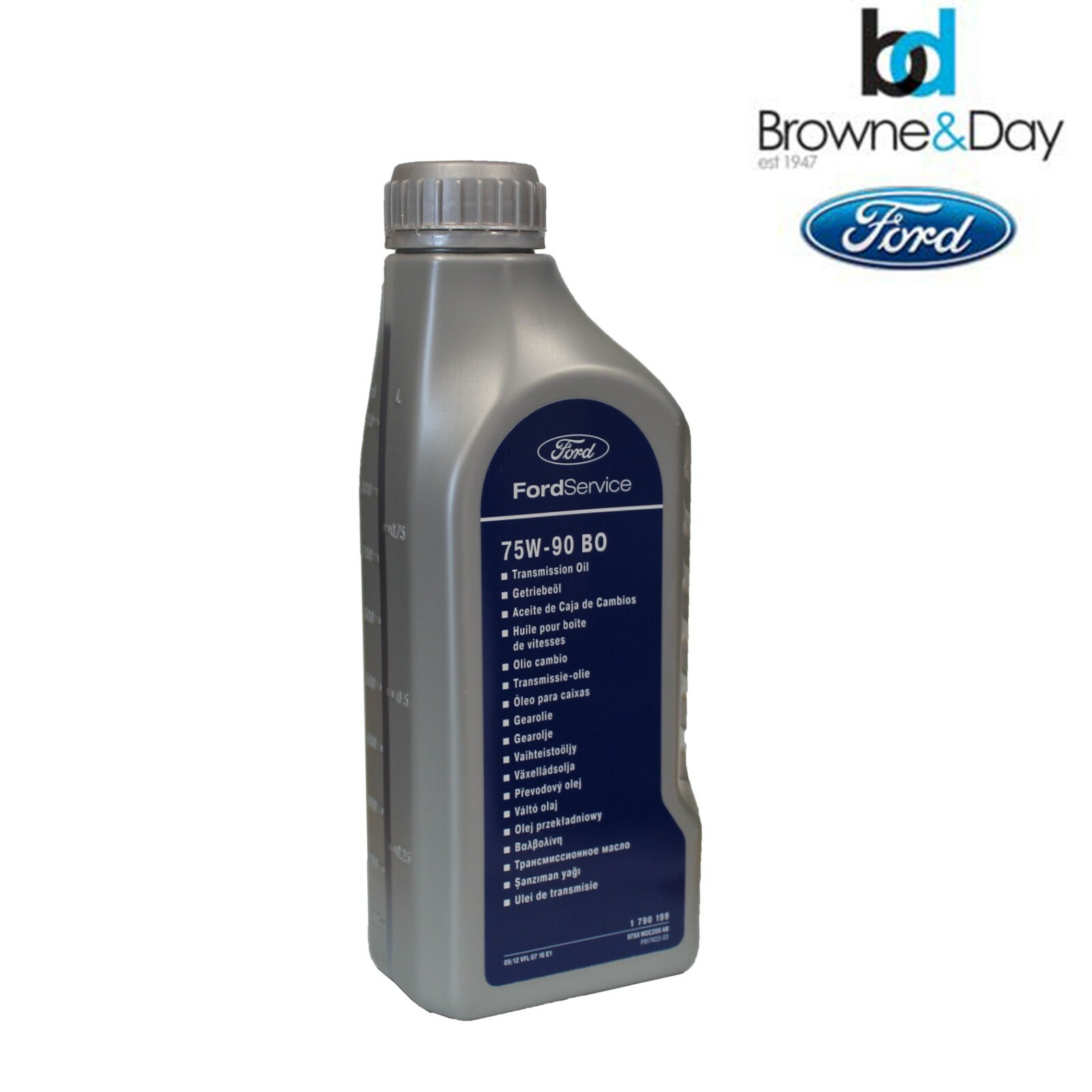 GENUINE FORD GEARBOX/TRANSMISSION OIL 75W-90 BO 1L | eBay