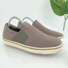 Vionic Maddox Midi Slip On Shoe Women's Size 8.5 Taupe Canvas Sneaker
