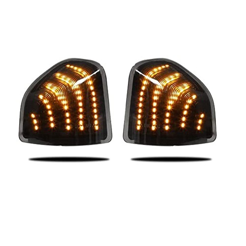 Smoked Lens LED Side Mirror Turn Signal Light Amber For Dodge Ram 1500 2500 3500 - Picture 11 of 16