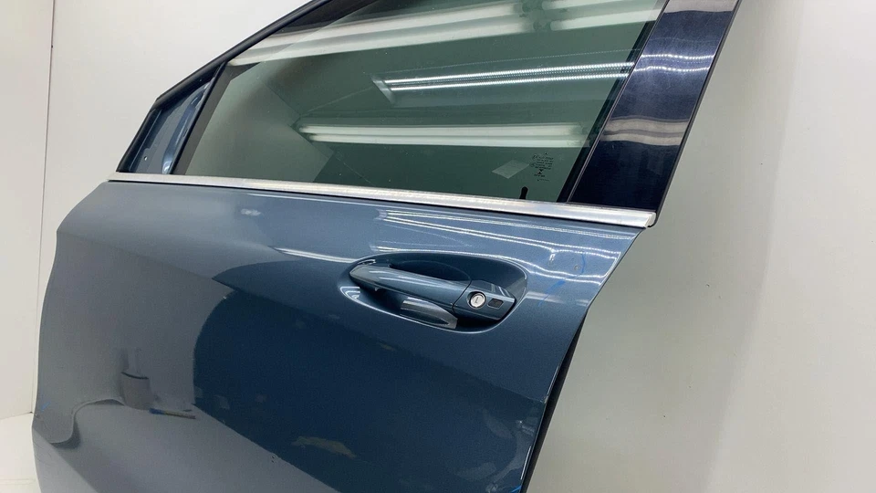 ⭕13-19 Mercedes-Benz B-Class Front Driver Side Door Shell Panel Left LH Blue 894 Foto 3 de 4