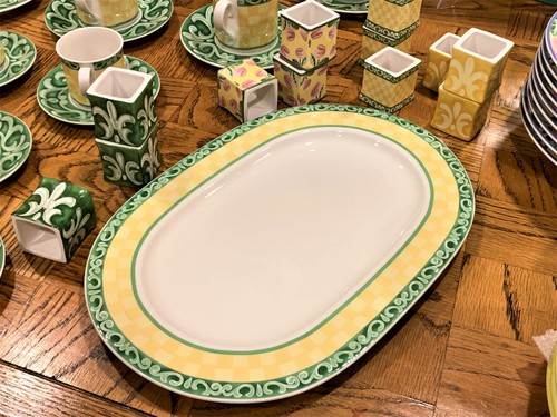84 TEILIGES SET VILLEROY & BOCH SCHALTER SOMMERHAUS AKAZIEN & ROSE ARABESCO DEUTSCHLAND - Bild 5 von 12