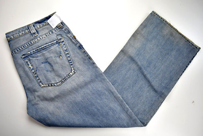 Silver Jeans Aston Medium Indigo Wash Flat Front Denim Jeans Size: 34x32