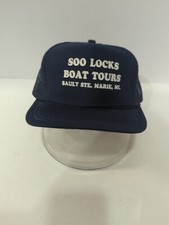 Vintage Blue Snapback Trucker Hat Nissan Cap