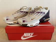 LIKE NEW Nike TN Air Max Plus 3 III Sneakers DX2664 001 Size 10.5 Bone Viotech