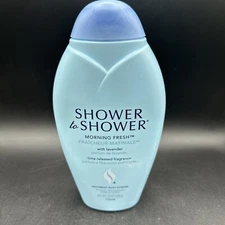 Shower to Shower Morning Fresh Body Powder with TALC Lavender Blue 13oz