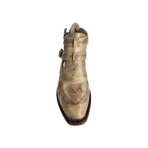 Roper Womens Vintage Beige Faux Leather Willa Ankle Boots US Size 7.5 NEW! NWT - Picture 16 of 22