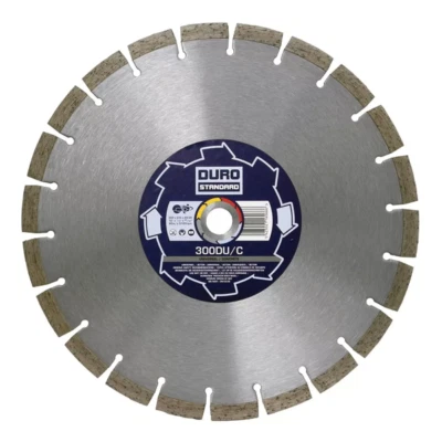 300mm Diamond Blade Universal Duro Standard DU/C Concrete Brick Stone 20mm Bore