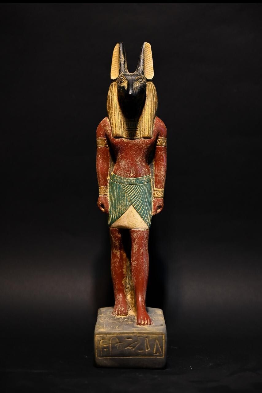 Ancient Antiquities Seth Large statue of god of war Seth made from ...