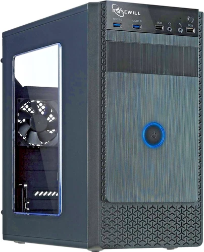 ROSEWILL Micro ATX Mini Gaming Case, Front I/O and 2x USB 3 / 2X USB 2, FBM-X 1