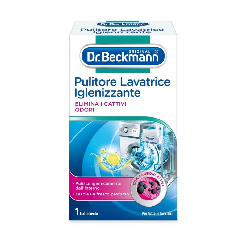 1 SCATOLO DA 250 GRAMMI DR. BECKMANN PULITORE LAVATRICE IGIENIZZANTE