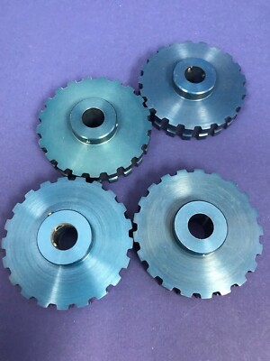 WM Berg 37TP112-21, Aluminum Timing Pulley, 1/4'' ID, 21 Tooth, Lot of 4