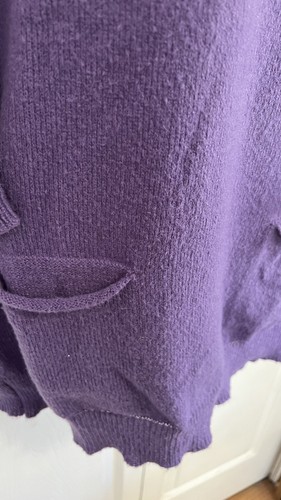 NORACORA Purple Pullover Tunic Sweater Medium - Picture 6 of 7