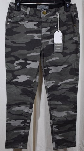 High Waist Camo Ankle Pants Petite 