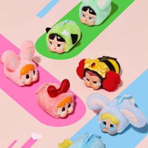 ぬいぐるみ The Powerpuff Girls Vinyl Figure Plush AUTHENTIC CRYBABY × POWERPUFF GIRLS SERIES-VINYL FACE PLUSH
