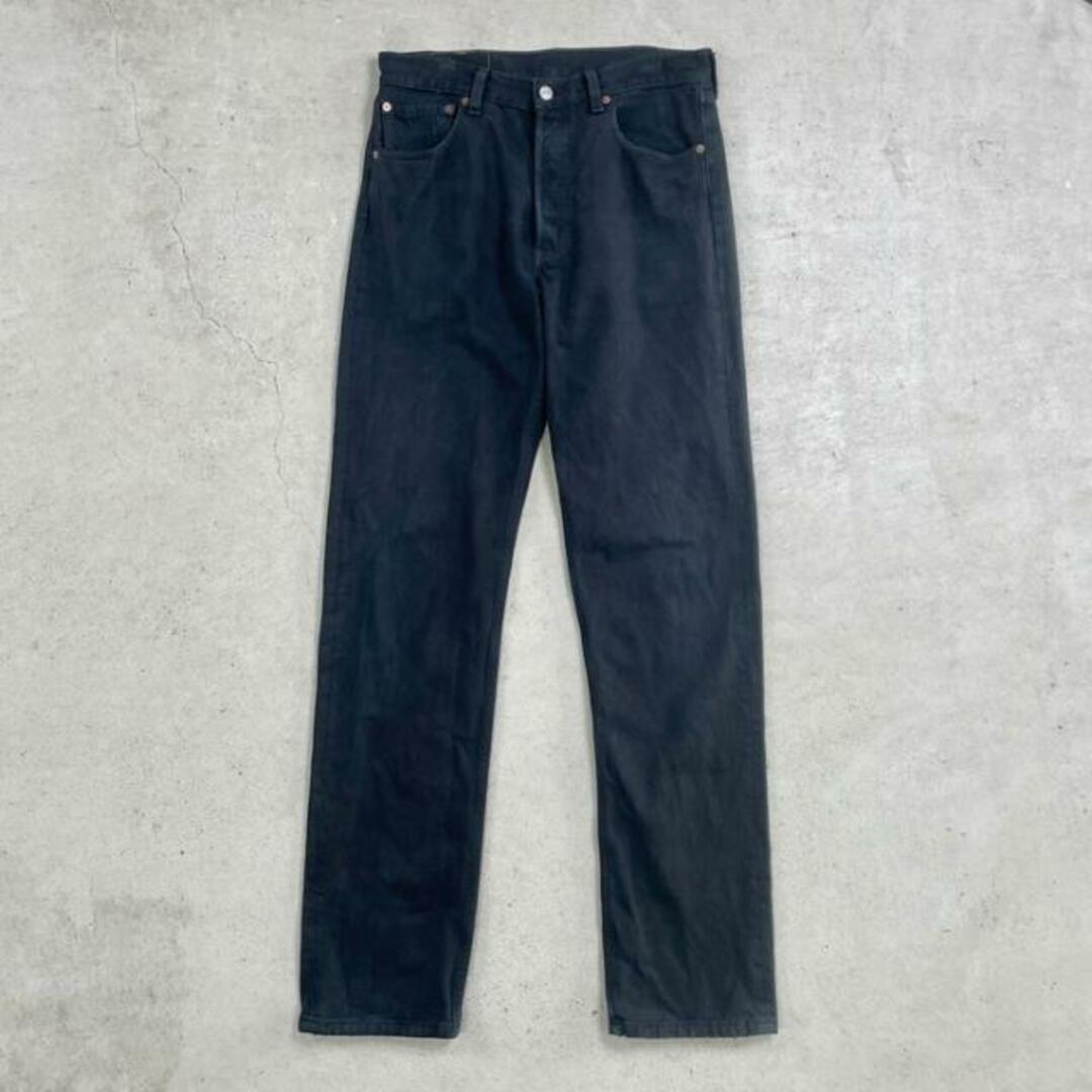 90s Levi's 501 0165 Black Denim Pants Straight Mens W33 Used 90s Levi's 501 0165 Black Denim Pants Straight Mens W33 Used