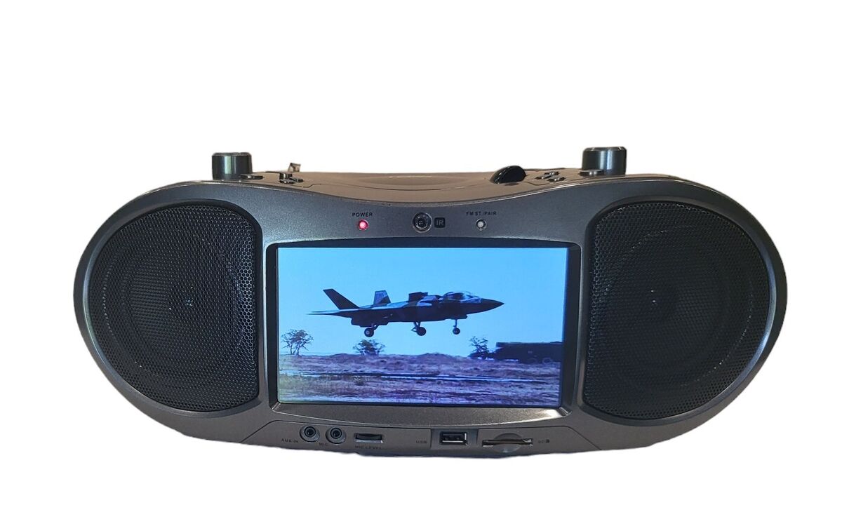 GPX Portable DVD CD Boombox Music and Movie System LCD Display AWESOME | eBay GPX Portable DVD CD Boombox Music and Movie System LCD Display AWESOME | eBay