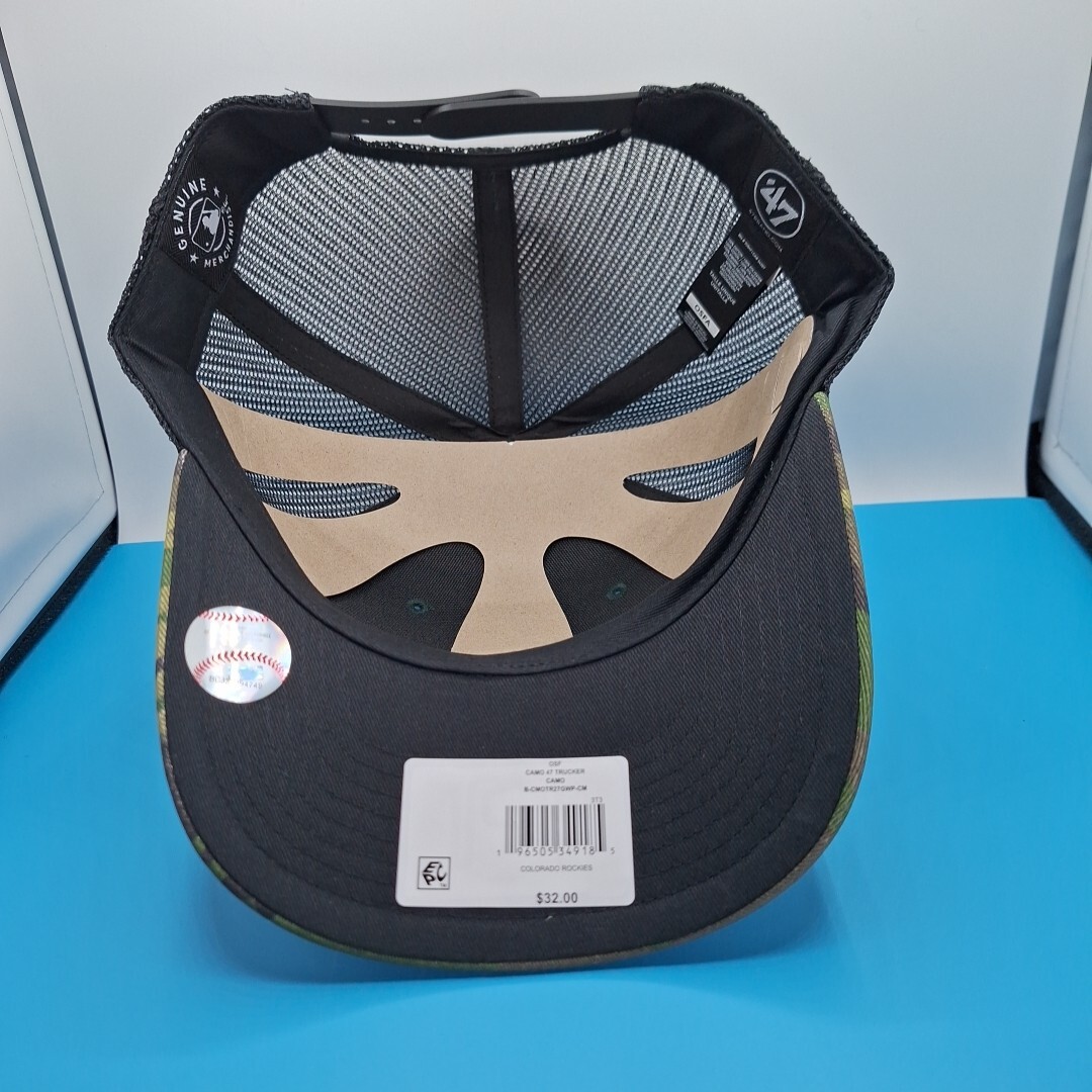 Casquette ajustée avec logo franchise noir Colorado Rockies '47 pour homme