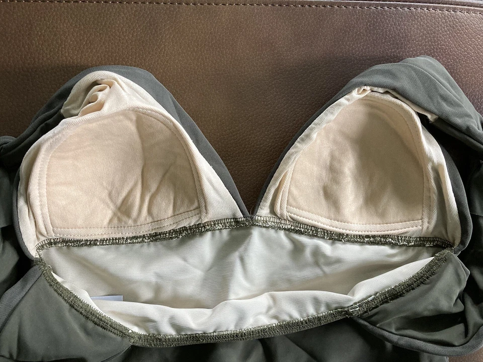 Maiô estilo regata shape FX verde oliva tamanho 6 - Imagem 3 de 4