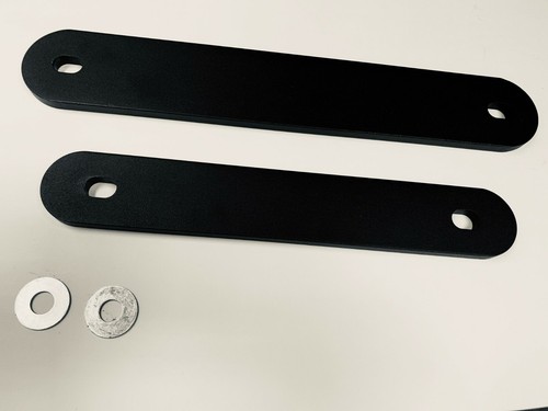 Transom Support Plate Set (Upper&Lower) BlackPowderCoat Mercury,Yamaha,Evinrude