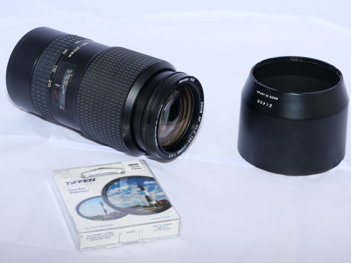 Mamiya 645 AF ULD 105-210mm f/4.5 Zoom Lens for 645AF With Caps