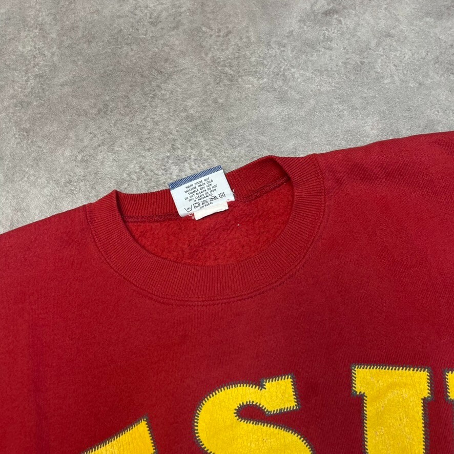 Lee Sweatshirt Mens XL FSU Senators Y2K Crew Neck Pull Over Jumper, Red image 8