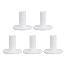 5Pcs 2.4" Rubber Golf Tees Tall Practice Training Driving Range White 
