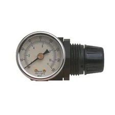 Motorguard J.R. Tech 04049 Mini Regulator with Gauge, 1/4 in NPT, Use With: HVLP