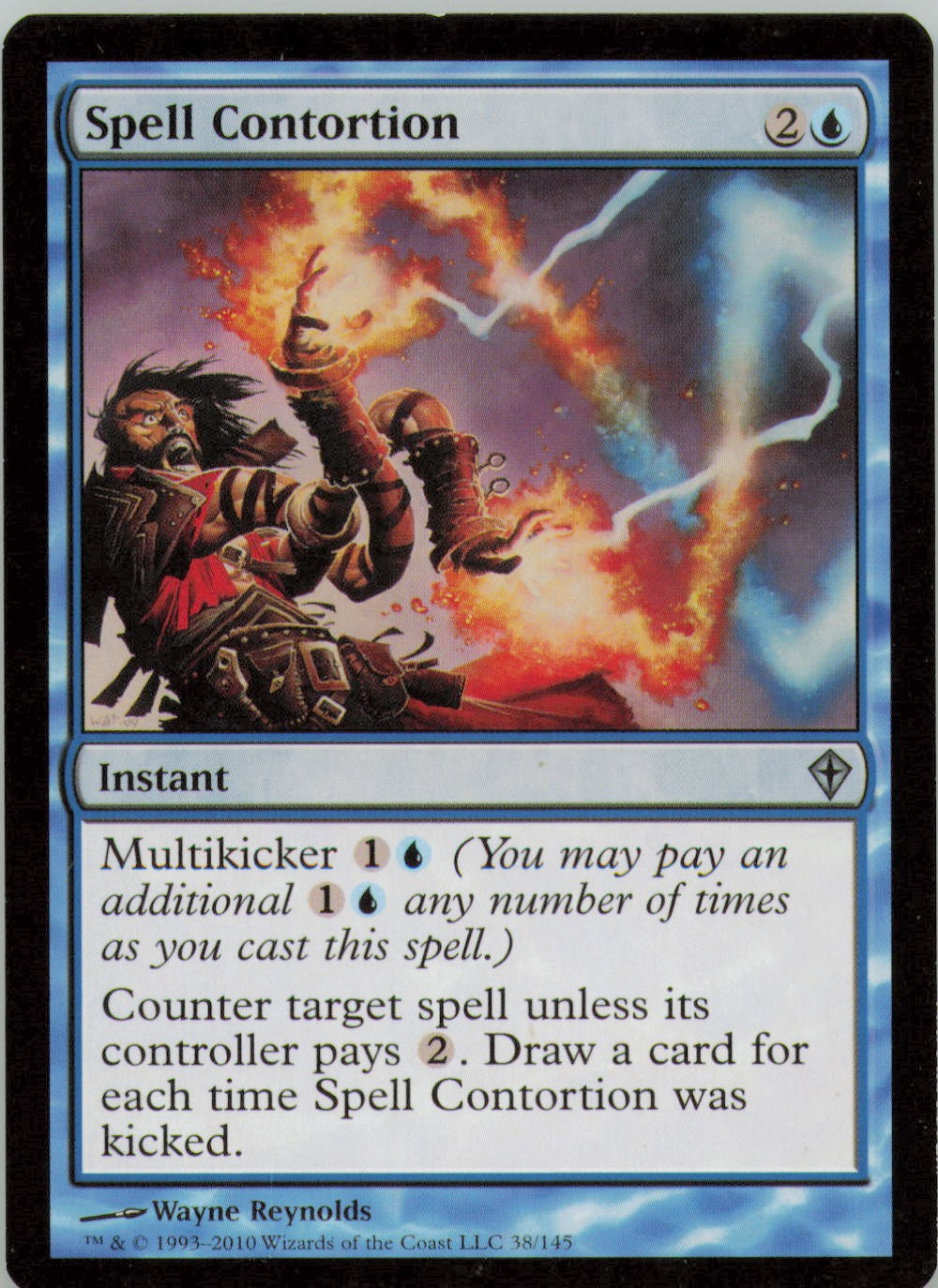 SPELL CONTORTION 38 UC WORLDWAKE MAGIC: THE GATHERING LP